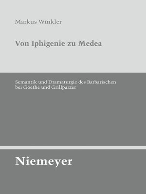 cover image of Von Iphigenie zu Medea